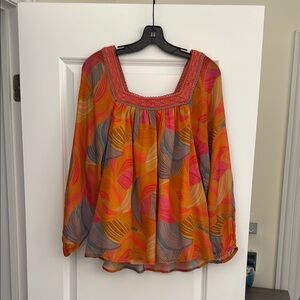 Blank LONDON Exquisite Blouse Sz L NWT